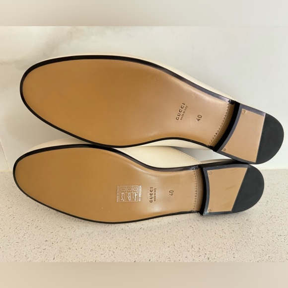 SOLD GUCCI Princetown Loafer Mule Ivory Leather Size EU 40 US 10 - Picture 9 of 9